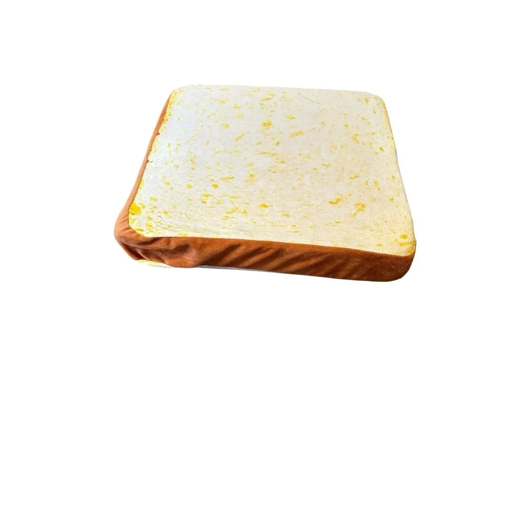 NEW 1 square toast bread‎ seat chair cushions novelty funny food